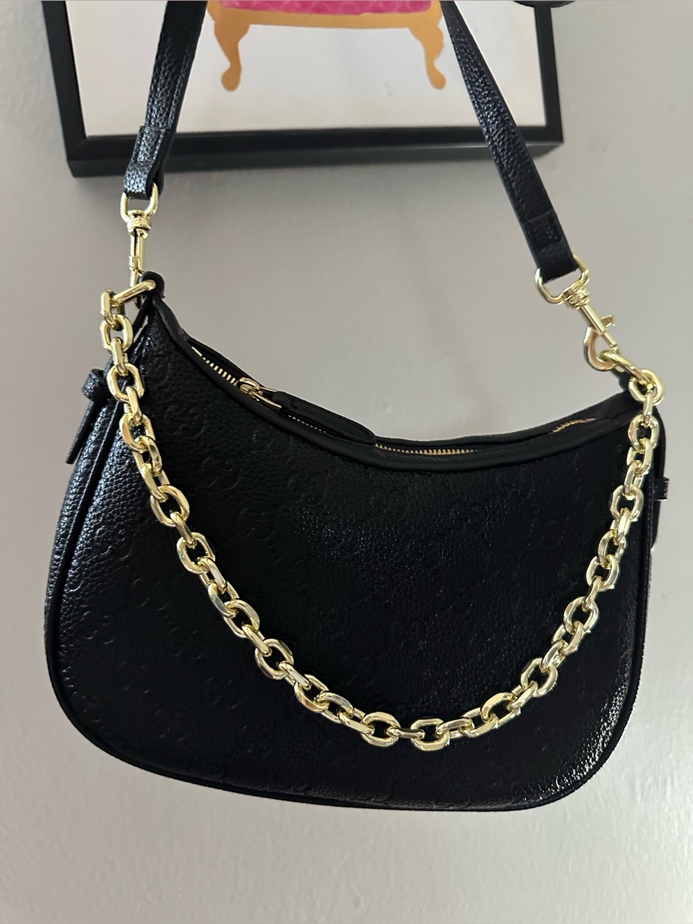 Classic Black crossbody Women's Bag. Not authentic